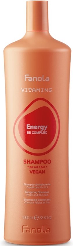 252x840-73 Fanola - Vitamins - Energizing - Shampoo - 1000 ml - Image 1