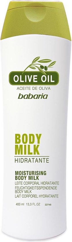 253x840-51 Babaria Aceite De Oliva Leche Corporal Hidratante 400 Ml - Image 1
