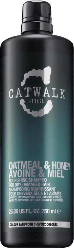 253x840-54 Tigi Catwalk Oatmeal Honey Nourishing Shampoo DroogBeschadigd Haar 750ml - Image 1