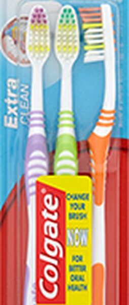 Colgate Extra Clean Medium Tandenborstels 3 pz