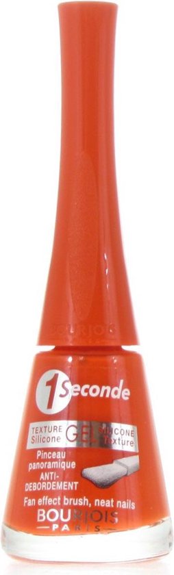 254x840-68 Bourjois 1 Second Nail Enamel 58 Diabol'Orange - Image 1