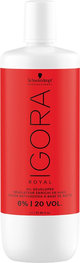 255x840-16 Schwarzkopf Igora Royal Developer 6% 20 vol - 1000 ml - Haarverf - Image 1