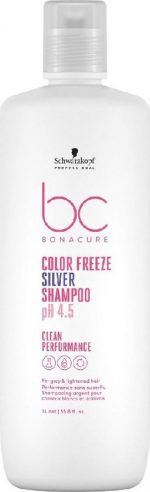 Schwarzkopf Bonacure Color Freeze Silver Shampoo 1000ml - Zilvershampoo Vrouwen - Image 2