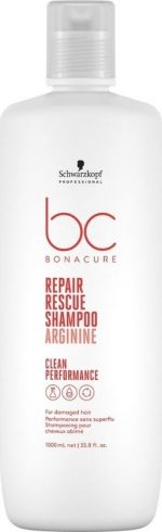 Schwarzkopf Bonacure Repair Rescue Shampoo 1000ml - Normale shampoo vrouwen - Voor Alle haartypes