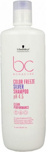 Schwarzkopf Bonacure Color Freeze Silver Shampoo 1000ml - Zilvershampoo Vrouwen - Image 3