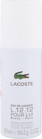 Lacoste - L.12.12 Blanc Deodorant 150ml Spray - Image 4