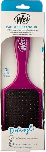 Wet Brush - Detangler - Haarborstel - AquaVent voor gelijkmatige spreiding van haarbehandelingen - Paars - Image 4