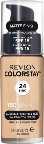 Revlon Colorstay Foundation With Pump Oily Skin - 150 Buff - Image 2
