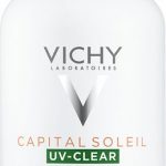 Vichy Capital Soleil UV Clear Anti-onzuiverheden zonnebrand voor het gezicht SPF50+ 40ml voor vette, onzuivere huid met neiging tot acne