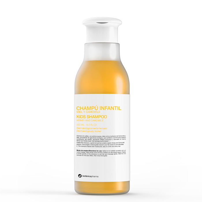 2600319_743549f7552bdc344eba3c74407d8144 Botánicapharma Children's Shampoo Camomile Honey 250ml - Image 1