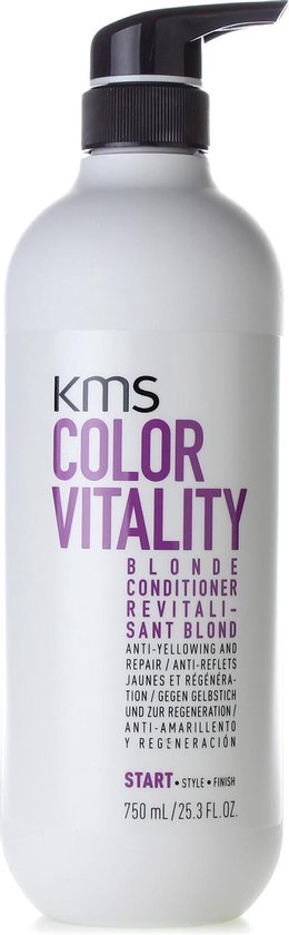 260x840-11 KMS CV BLONDE CONDITIONER 750ML - Conditioner voor ieder haartype - Image 1