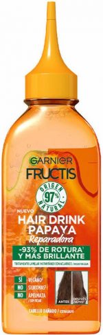 Herstellende Conditioner Garnier Fructis Hair Drink Vloeistof Papaya (200 ml) - Image 2