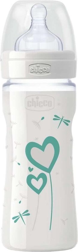 261x840-71 Chicco 00020721300000 zuigfles 240 ml Glas Groen - Image 1