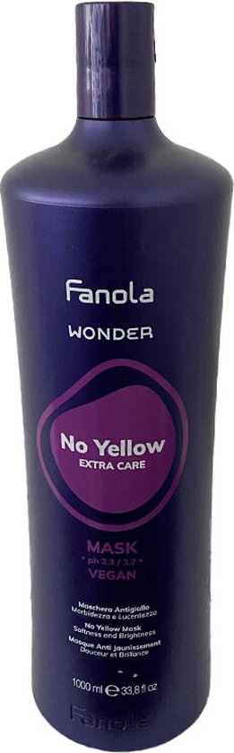 261x840-82 Fanola - Wonder No Yellow Mask - Image 1