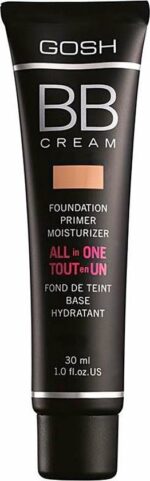 Gosh - Bb Cream Foundation Primer Moisturizer All In One Spf15 Cream Base Foundation 3In1 03 Warm Beige 30Ml - Image 4