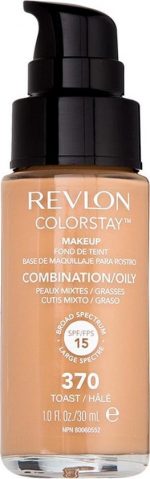 Revlon Colorstay Makeup CombinationOily Skin Spf 15 370 Toast Foundation 30ml - Image 3