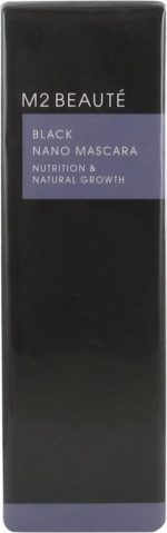 M2 Beauté Black Nano Mascara Nutrition y Amp Natural Growth 6ml
