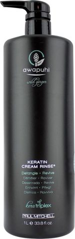 Paul Mitchell Awapuhi Wild Ginger Keratin Cream Rinse Conditioner Alle Haartypen 1000ml - Image 2