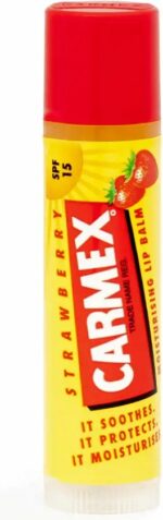 Carmex Strawberry Moisturising Lip Balm Spf15 - Image 2