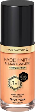 Max Factor Facefinity 3in1 Primer, Concealer y Foundation 85-Caramel 30ml