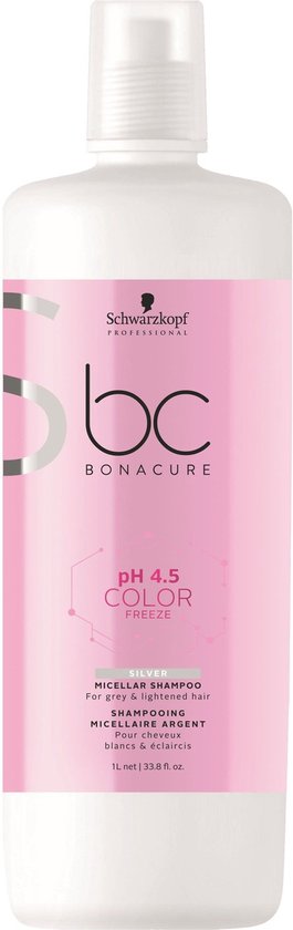 265x840-7 Schwarzkopf Bonacure Color Freeze Silver Shampoo 1000ml - Zilvershampoo Vrouwen - Image 1