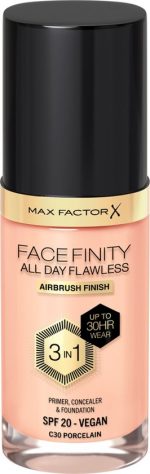 Max Factor Facefinity All Day Flawless 3 In 1 Foundation C30-Porcelain 30ml