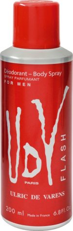 Ulric de Varens - UDV Flash - Geschenkset - Herenparfum 100ml & Deodorant 200ml - Image 3