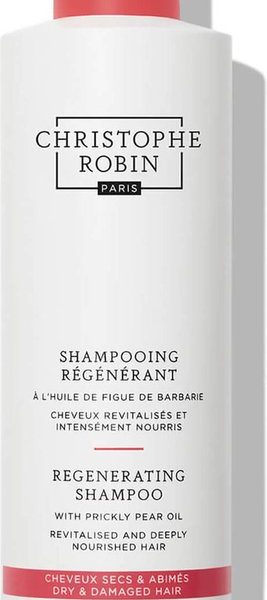 Christophe Robin Regenerating Shampoo with Prickly Pear Oil 250ml - Normale shampoo vrouwen - Voor Alle haartypes