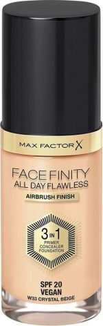 MAX FACTOR Facefinity All Day Flawless 3in1 Foundation SPF20 podk ad do twarzy 33 Crystal 30ml - Image 2