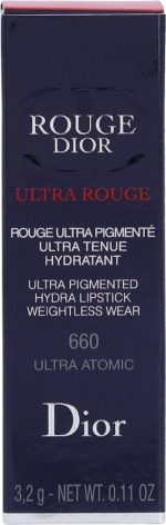 Dior Ultra Rouge Lipstick Lippenstift - 660 Ultra Atomic - Image 3