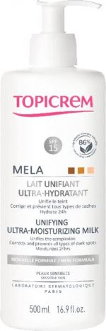 Topicrem Mela Ultra-moisturizing Unifying Body Milk Spf15+ 500 Ml - Image 3