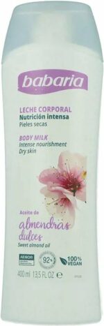 Babaria Sweet Almonds Body Milk Very Dry Skin 400ml - Image 2