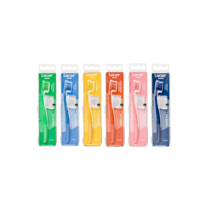 2714365_86b0fd31455888a1e9b2b645f0a193f2 Mini Soft Toothbrush #assorted 1 Pcs By Lacer 1 Pcs - Image 1