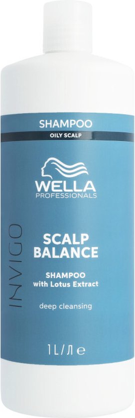 271x840-143 Wella Invigo Balance Aqua Pure Reinigende shampoo 1000 ml - Normale shampoo vrouwen - Voor Alle haartypes - Image 1