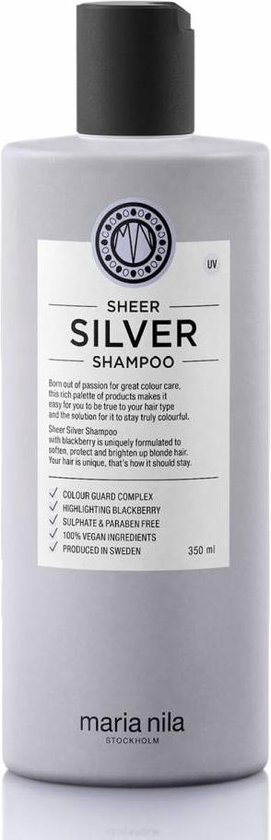 271x840-83 Maria Nila Palett Sheer Silver Shampoo -350 ml - Image 1
