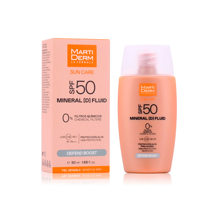 2723935_815aa8796635388aa0590f90f8b53983 Martiderm Sun Care Mineral Fluid Spf50 50ml - Image 1