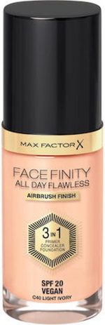 Max Factor Face Finity All Day Flawless 3in1 Foundation SPF 20  40 Light Ivory  30 ml - Image 2