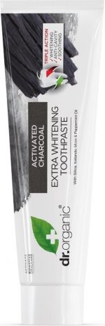 Dr Organic Charcoal Blekende tandpasta 100 ml - Image 2