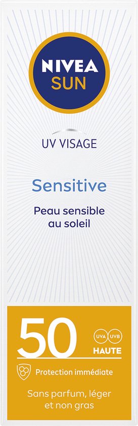 273x840-26 Gezichtszonnecrème Sensitive Nivea (50 ml) (Uniseks) (50 ml) - Image 1