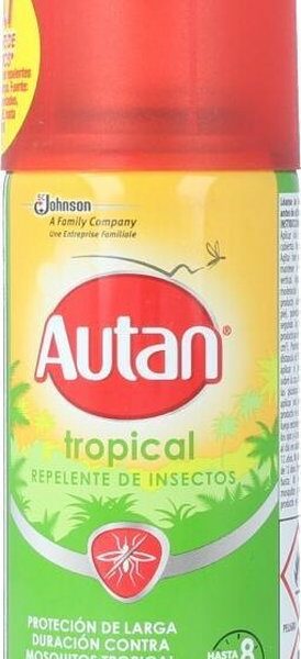 Common and Tiger Mosquito Repellent Autan Tropical 100 ml 8 hours Spray