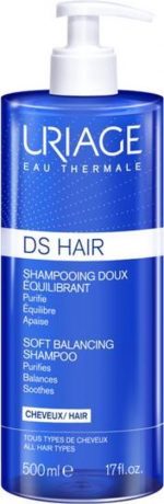 Uriage DS Hair Soft Balancing Shampoo 500 ml - Image 3