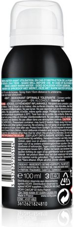 Vichy Homme Deodorant 48u Optimale Tolerantie - Spray 100ml - Image 3