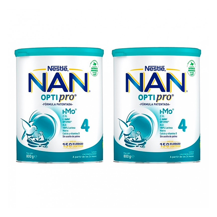 2757380_72e90597517f9e150ca3c3567b91ecb0 Nestlé Nan 4 Growth Duplo 2x800g - Image 1