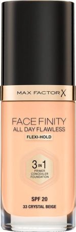 MAX FACTOR Facefinity All Day Flawless 3in1 Foundation SPF20 podk ad do twarzy 33 Crystal 30ml