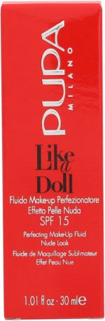 Pupa Like A Doll Make-Up Fluid 020 Light Beige - Image 4
