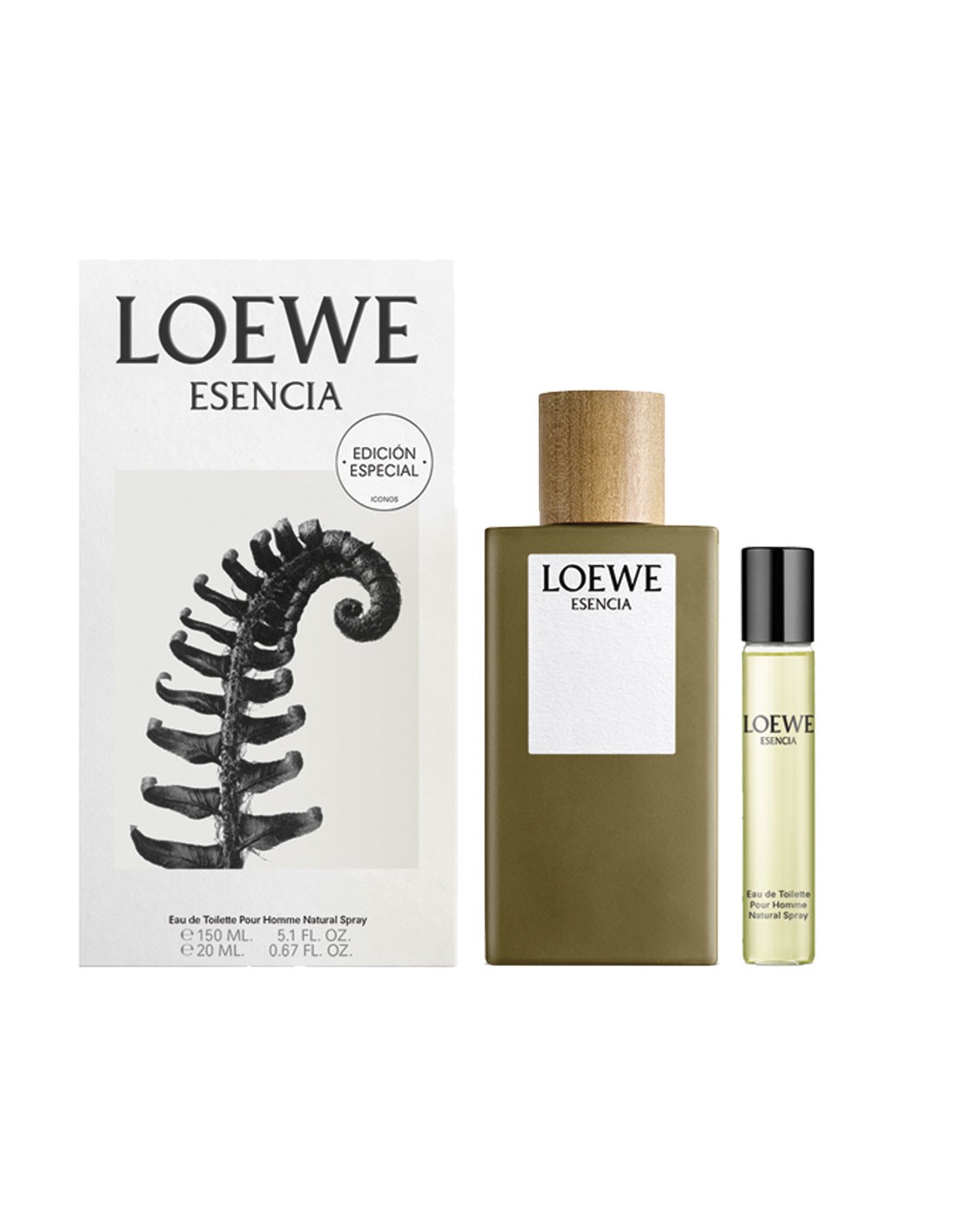 2766190_82cc29bf64d03e0d3db58e08e204d59c Loewe Esencia Homme et 150 Vap 20ml Cof - Image 1