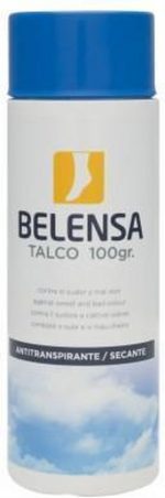 Talco Antitranspirante Contra Sudor Y Mal Olor Belensa 100g