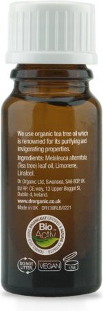 Dr. Organic Tea Tree Pure Olie 10 ml - Image 3