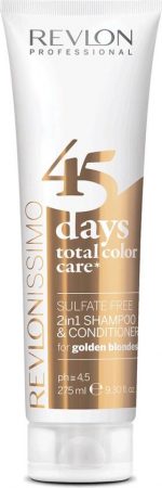Revlon Professional 45 Days Shampoo Golden Blondes - Normale shampoo vrouwen - Voor Alle haartypes - 275 ml - Normale shampoo vrouwen - Voor Alle haartypes - Image 2