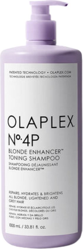 281x840-49 Olaplex No.4P Blonde Enhancer Toning Shampoo 1L - Zilvershampoo vrouwen - Voor Alle haartypes - 1000 ml - Zilvershampoo vrouwen - Voor Alle haartypes - Image 1
